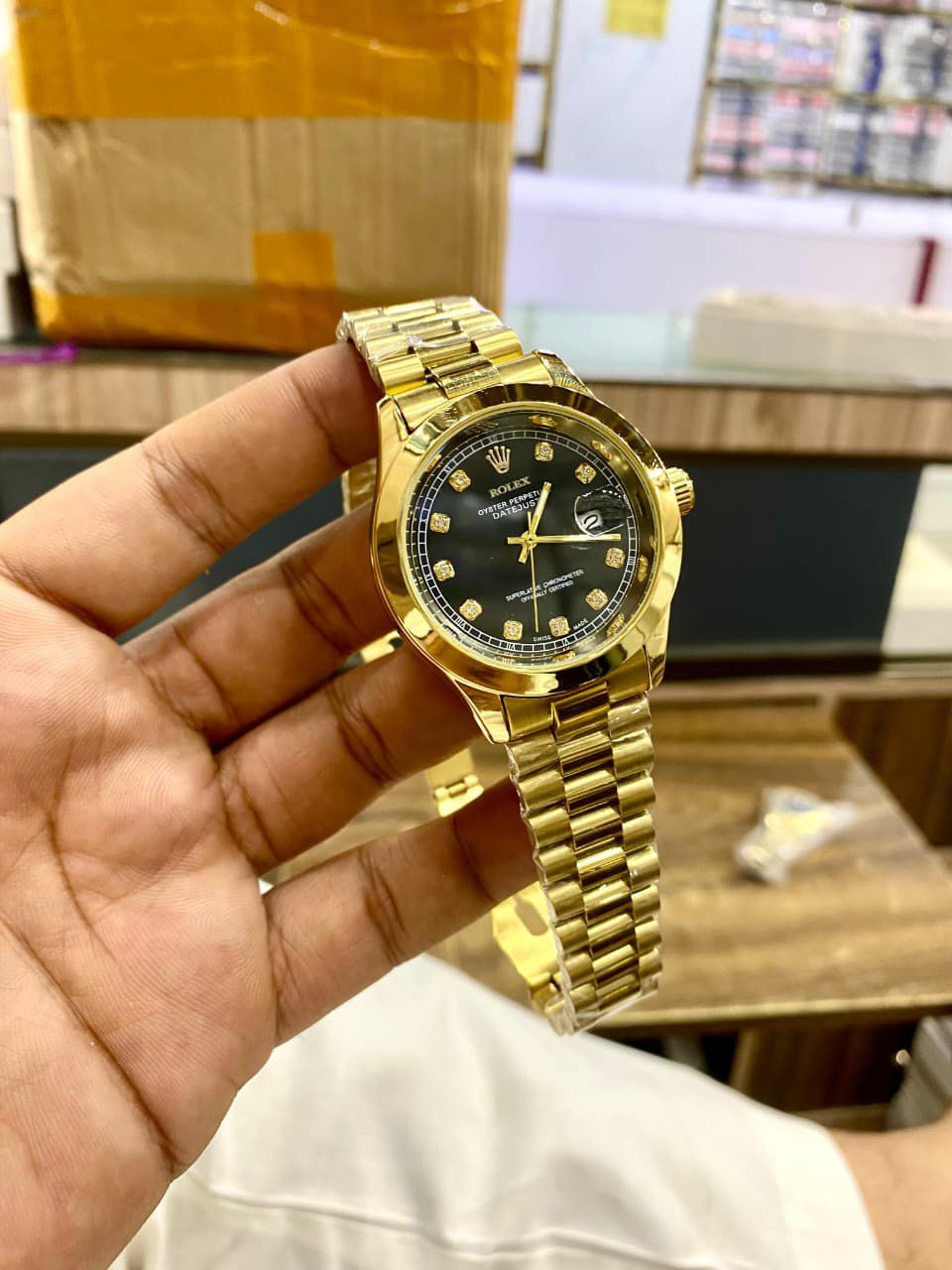 ROLEX STAINLESS STEEL DOUBLE STRAPS