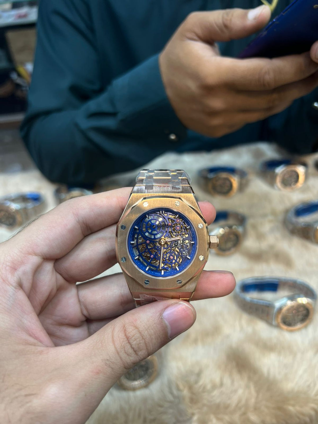 AP Skeleton Master Grade Watch – Luxury Timepiece