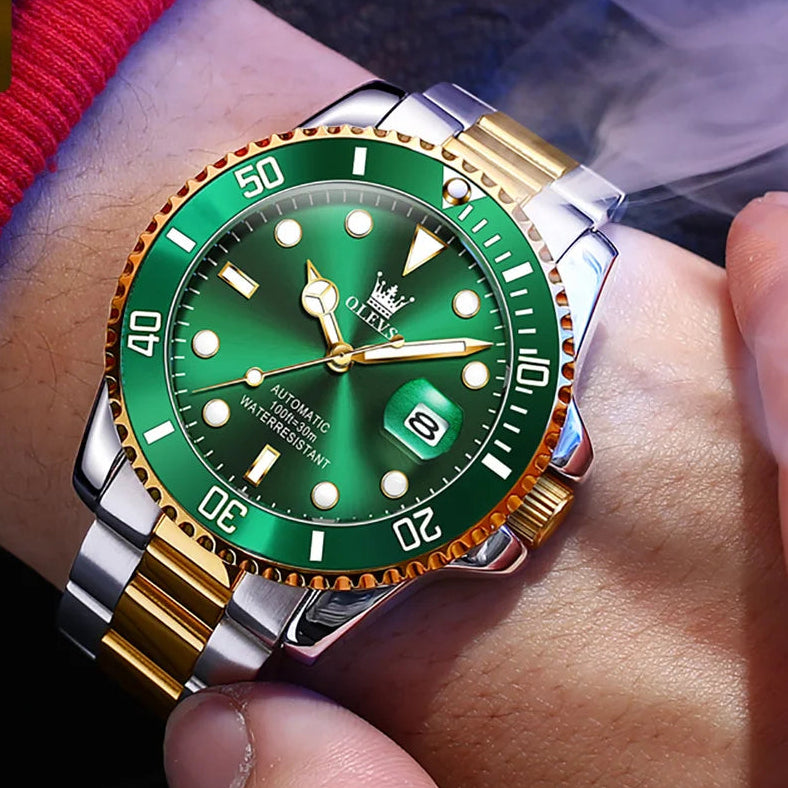 Premium Luxury Stainless Steel Watch for Men | Classic Automatic Design | Water Resistant